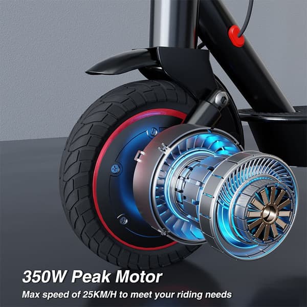Lamtier T1 Pro 10'' taittuva sähköpotkulauta, 350W moottori, 10.4AH akku, etuveto, huippunopeus: 25KM/H