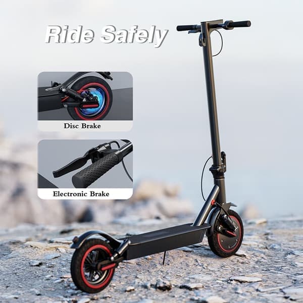 Lamtier T1 Pro 10'' taittuva sähköpotkulauta, 350W moottori, 10.4AH akku, etuveto, huippunopeus: 25KM/H