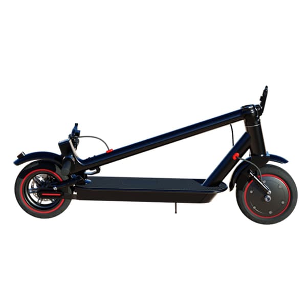 Lamtier 10'' hopfällbar elsparkcykel, 350W motor, 10.4AH batteri, framhjulsdrift, stötdämpare fram och bak
