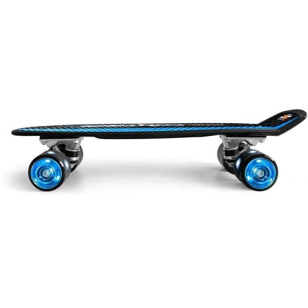 Skateboard 22 x 6 - STAMP - SKIDKONTROLL - Ljus hjul
