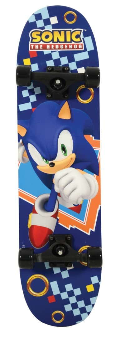 Sonic Wooden Skateboard till Barn