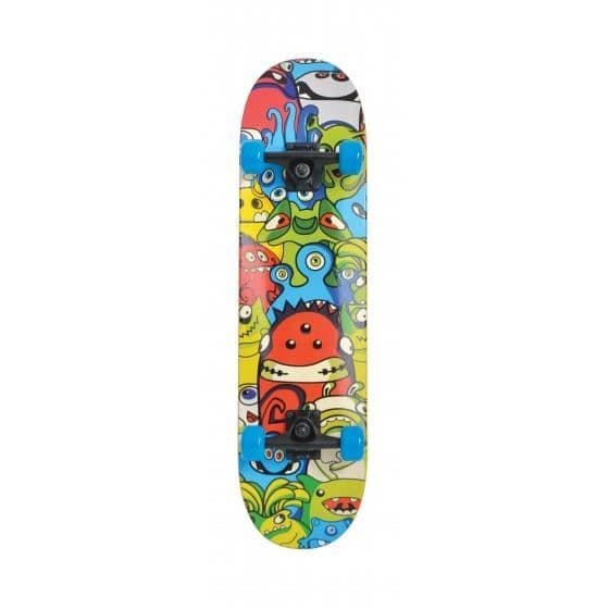 Schildkröt Funsports Monsters Slider Skateboard 31" 79 cm - Vit