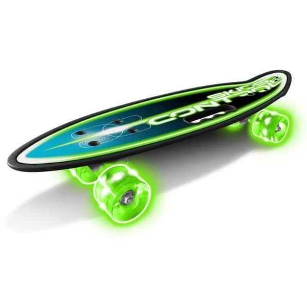 STAMP Skateboard 24" x 7" SKIDS CONTROL med upplyst handtag och hjul