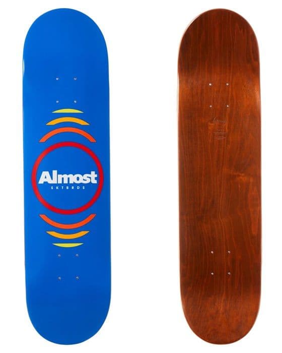 Skateboard - shortboard - longboard - pack Almost - ALDK0633 - Reflex Hyb Skateboard, 8.0 x 31.56, Blå