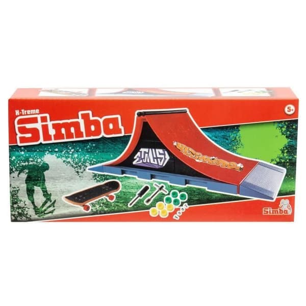 Skateboard Ramp - SIMBA - FINGER ULTIMATE - 27 x 10 x 9 cm - För Barn - Urban Rullåkning