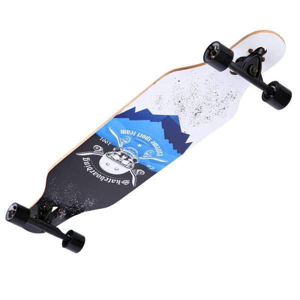 Longboard - NILS Extreme - Skalle - 103,5 x 24 cm - 4 hjul - 80 kg max användare