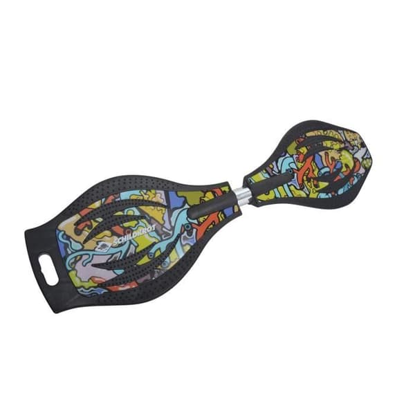 Good Vibes Graffiti Wave Board - Schildkröt - Svart