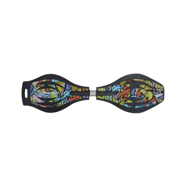 Good Vibes Graffiti Wave Board - Schildkröt - Svart