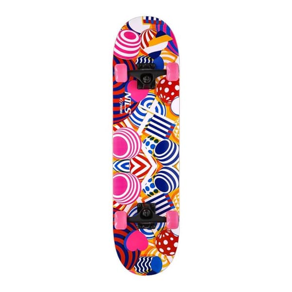 Skateboard - NILS Extreme - CR3108SA Hoop - Modern design - 9 lager - Intensiv användning