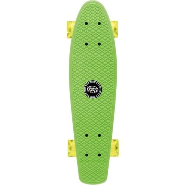 Skateboard - Xootz - LED - 56 cm - Grön - Barn - Blandat