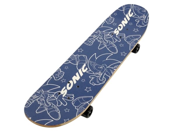 Sonic Wooden Skateboard til Børn