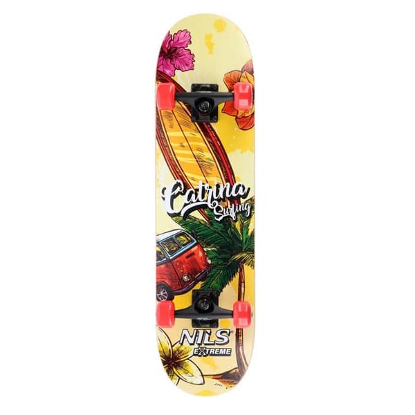 Skateboard - NILS Extreme - CR3108SA - Svart - 78x20 cm - 4 hjul ABEC-7