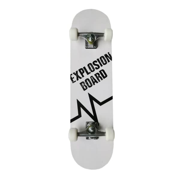MASTER Eksplosionsbræt Skateboard - Hvid