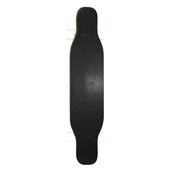 Longboard MASTER 42" Lönnskateboard 107cm - Mönster: Vitt Trä
