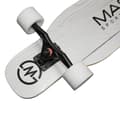 Miniatyrbild 4 av 5: Longboard MASTER 42" Lönnskateboard 107cm - Mönster: Vitt Trä