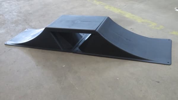 MCU-Sport Skate Mini Ramp 126 x 30,5 x 17 cm