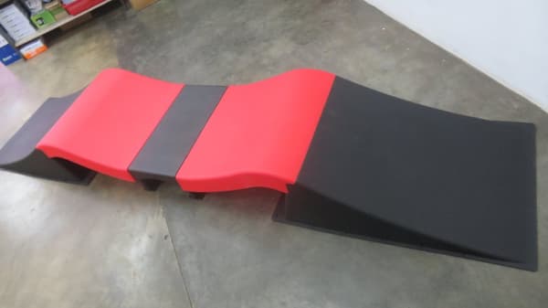MCU-Sport Skate Double Wave Ramp Set 330 x 71 x 34,5 cm