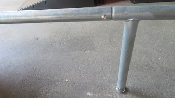 MCU-Sport Skate  Ramp + Grind Rail set 425 x 48 x 41,6 cm