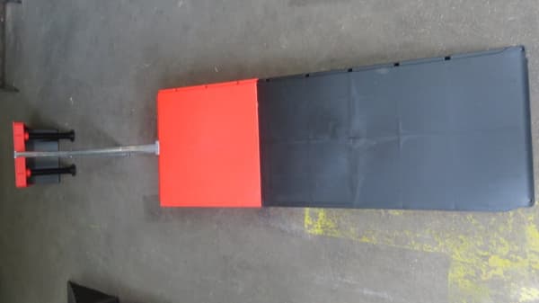 MCU-Sport Skate  Ramp + Grind Rail set 425 x 48 x 41,6 cm