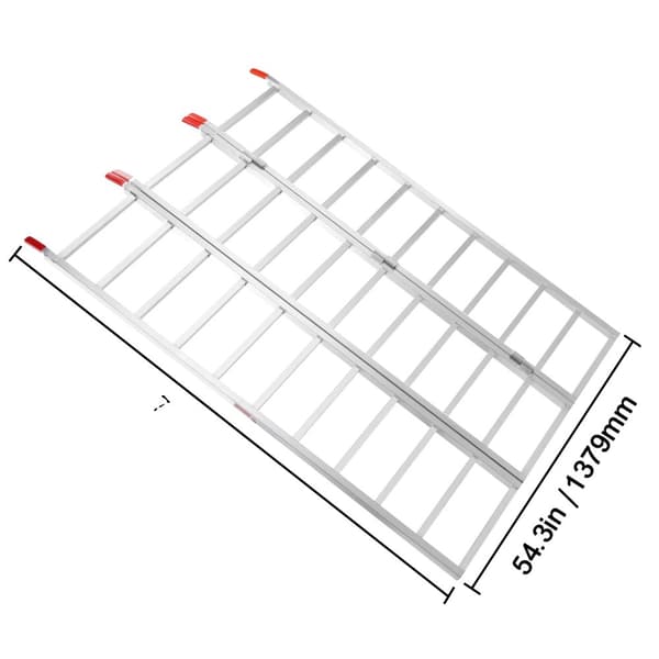 Aluminiumlastningsramper, 1250 lbs kapacitet, 6800 lbs kapacitet,1500 lbs