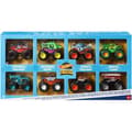 Miniatyrbild 1 av 4: Hot Wheels Set med 8 Monster Trucks Live metallfordon i skala 1/64 med Fansens älskade karaktärer och hjältar