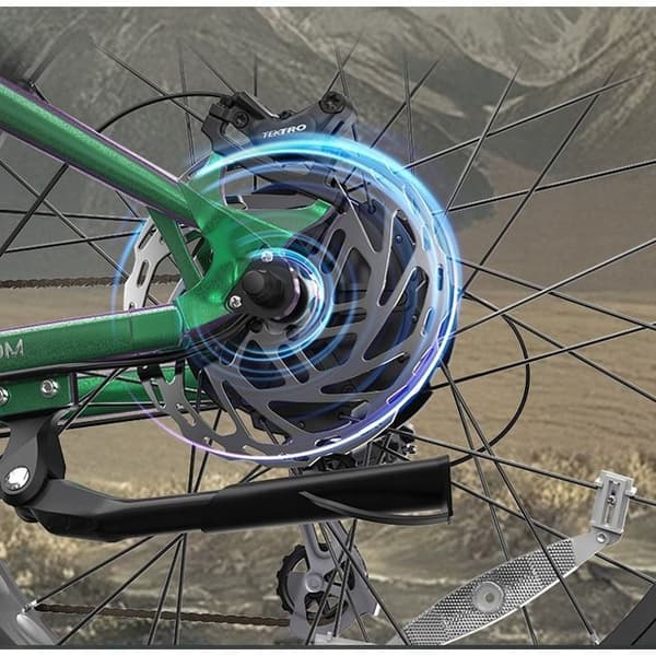 Elcykel DUOTTS E26 55km/h 1000W 48V 20Ah 120km MTB Praktisk för att resa och parkera Grön