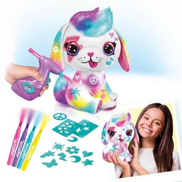 AIRBRUSH PLUSH plush with airbrush Puppy, 26 cm