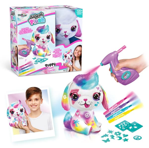AIRBRUSH PLUSH plush with airbrush Puppy, 26 cm