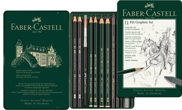 Pitt Graphite Blyertspenna 11-p, Faber-Castell