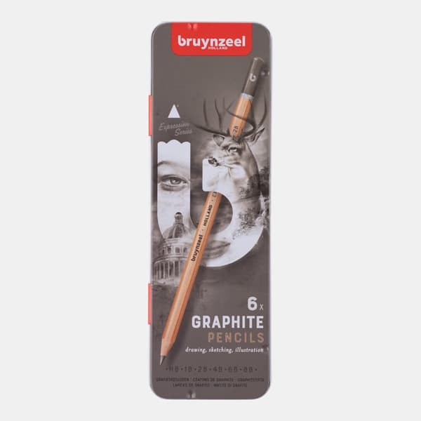 Grafitpennor Expression 6-set Bruynzeel