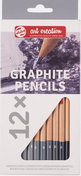 Grafitpennor 12-set Talens Art Creation