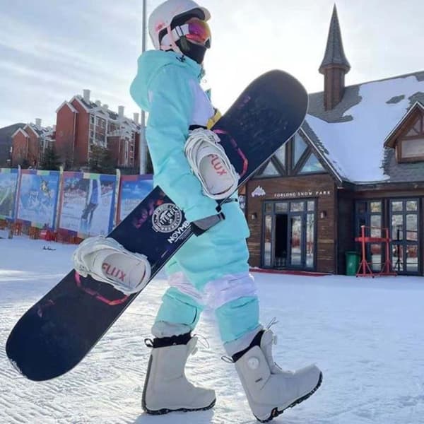 TD® 3-i-ett kombinerad skiddräkt för kvinnor utomhus snowboard snödräkt Utrustning-XL