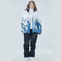 Miniatyrbild 4 av 4: TD® Snowboarddräkt Tjock Varmdräkt Andas Vattentät Varm Vindtät Underkläder Skiddräkt-L