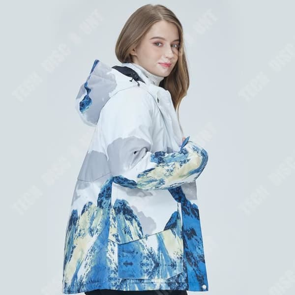 TD® Snowboarddräkt Tjock Varmdräkt Andas Vattentät Varm Vindtät Underkläder Skiddräkt-XL