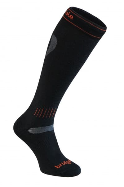 kompressionsstrumpa alpint, BRIDGEDALE ULTRA FIT alpinsocka Herr M (40-43)