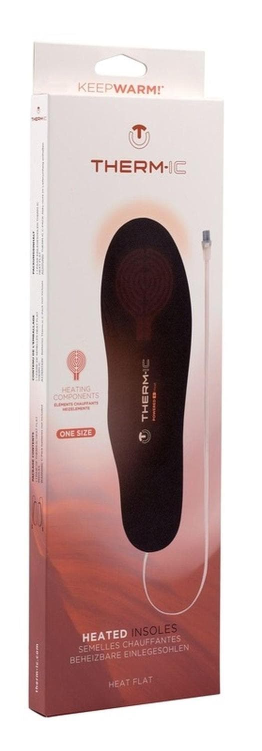 THERMIC HEAT FLAT INSOLES, tunna pjäxsulor för batteriuppvärmning