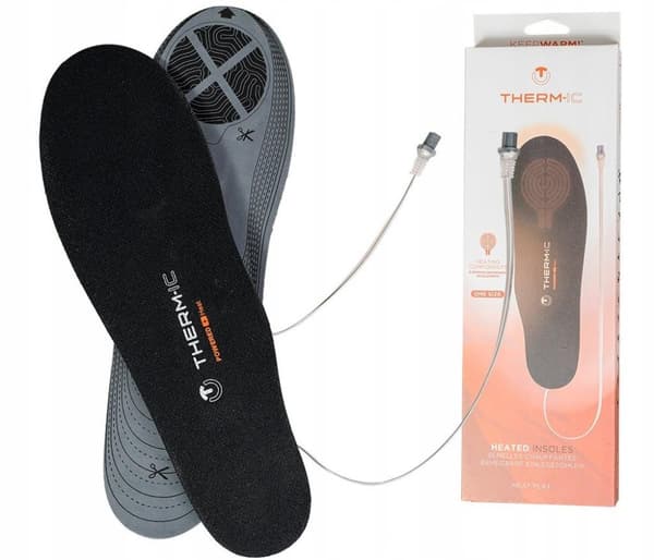 THERMIC HEAT FLAT INSOLES +C-PACK 1300/1300B/1700B - välj batteripack