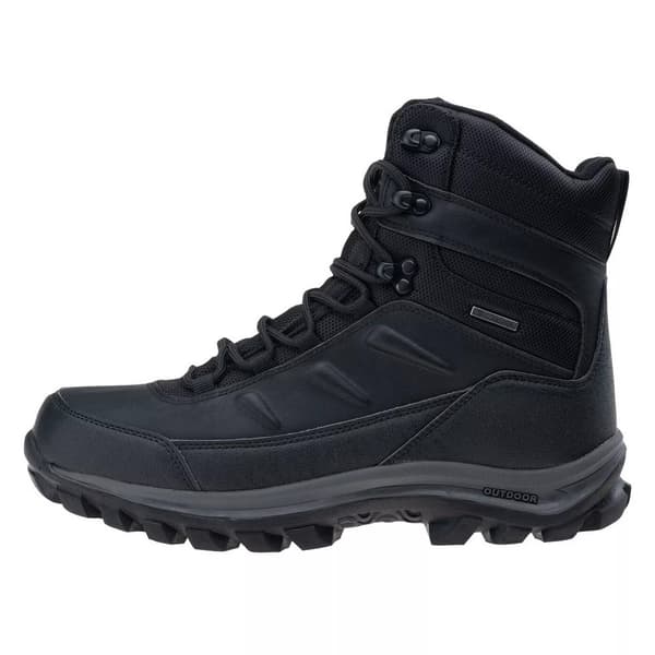 Elbrus Mens Spike Waterproof Mid Cut Snow Boots