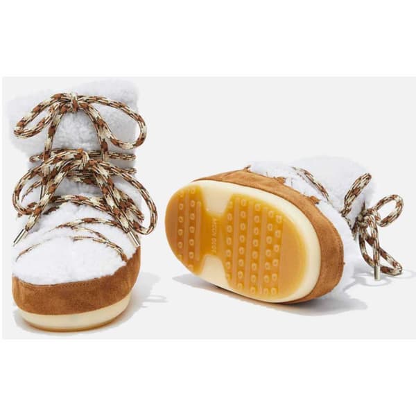 Moon Boot Snökängor Lab69 Icon Light Low Shearling Beige EU 35-36 Kvinna