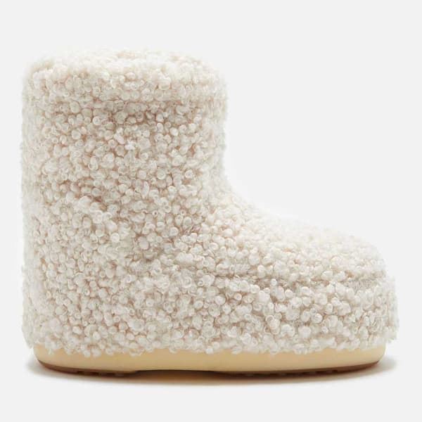 Moon Boot Lumikengät Icon Low Faux Curly Beige EU 33-35 Nainen