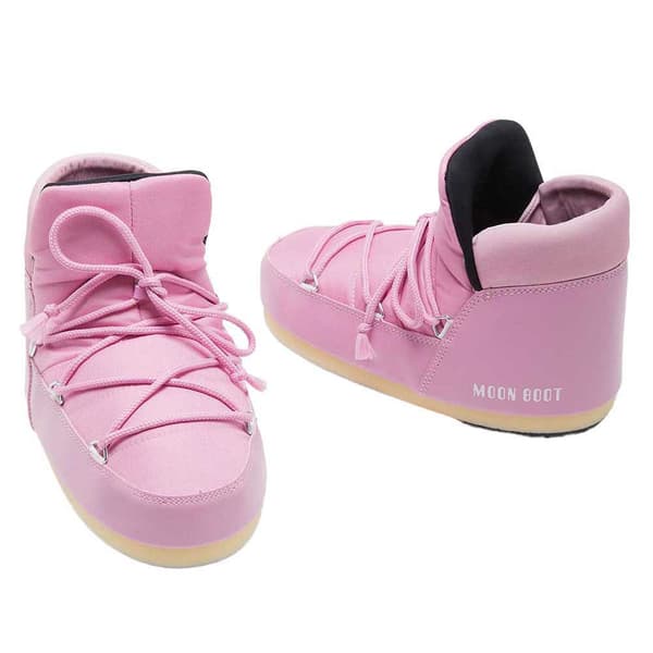 Moon Boot Icon Nylon Pumps Skor För Snö Rosa EU 35-36 Kvinna