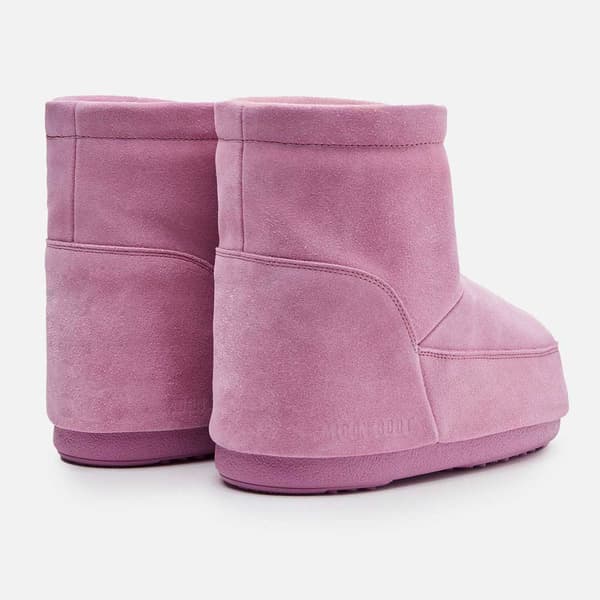 Moon Boot Icon Low Nolace Suede Snöskor Rosa EU 42-44 Kvinna