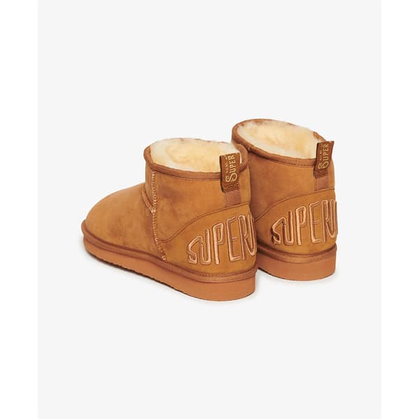 Superdry Suede Sherpa Mini Skor För Snö Brun EU 40-41 Kvinna