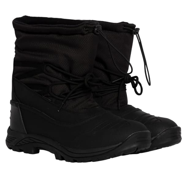 Trespass Mens Novern Waterproof Snow Boots Black 12 UK