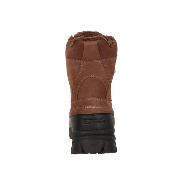Mountain Warehouse Mens Stowe Leather Waterproof Thermal Snow Boots