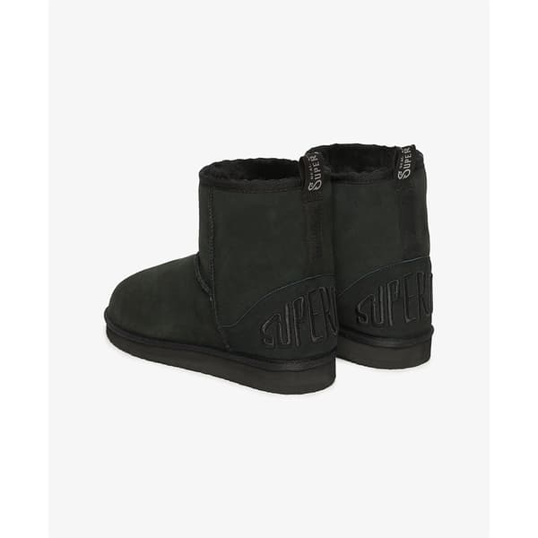 Superdry Suede Sherpa Ankle Sne Støvler Sort EU 38-39 Kvinde
