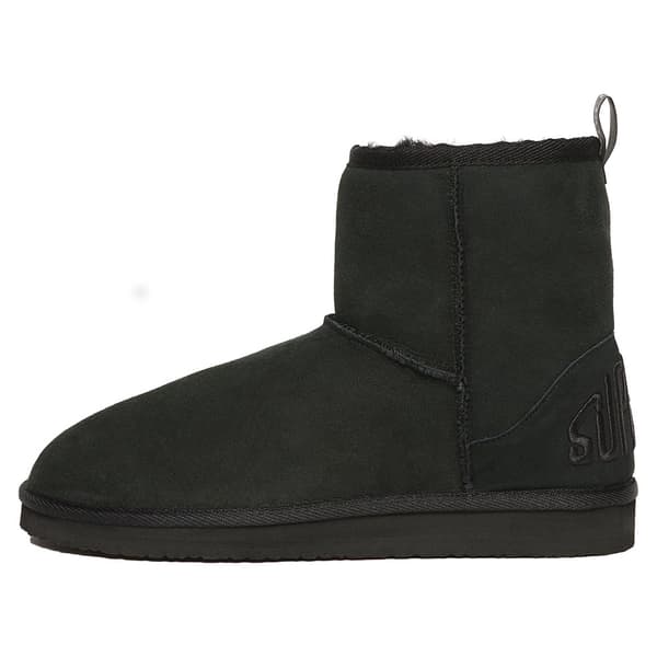 Superdry Suede Sherpa Ankle Sne Støvler Sort EU 36-37 Kvinde