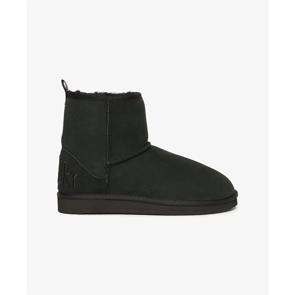 Superdry Suede Sherpa Ankle Sne Støvler Sort EU 36-37 Kvinde