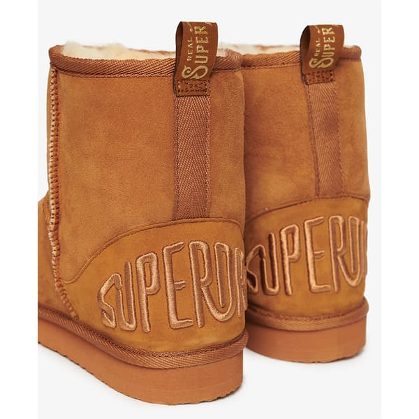 Superdry Suede Sherpa Ankle Skor För Snö Brun EU 36-37 Kvinna