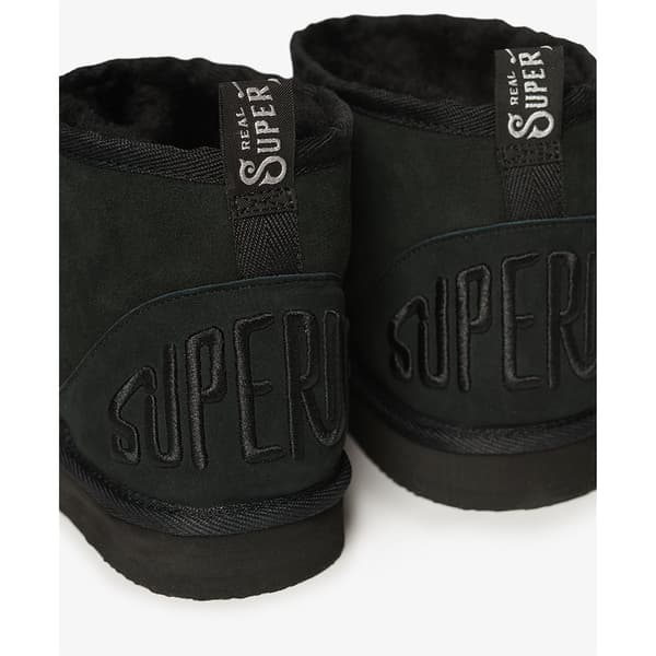 Superdry Suede Sherpa Mini Skor För Snö Svart EU 36-37 Kvinna